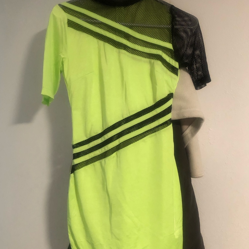 Fashion Nova Lime Green Dress